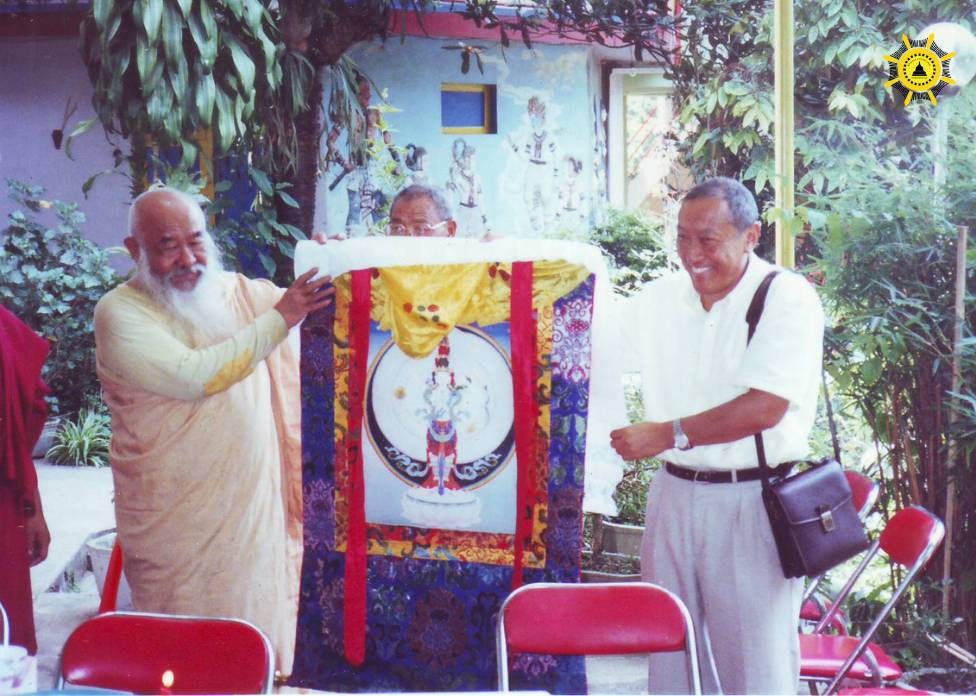 Pertemuan terakhir Guru Dagpo Rinpoche dengan Bhante Ashin Jinarakkhita, Vihara Sakyawanaram, Pacet, Jawa Barat, 3 Agustus 1991