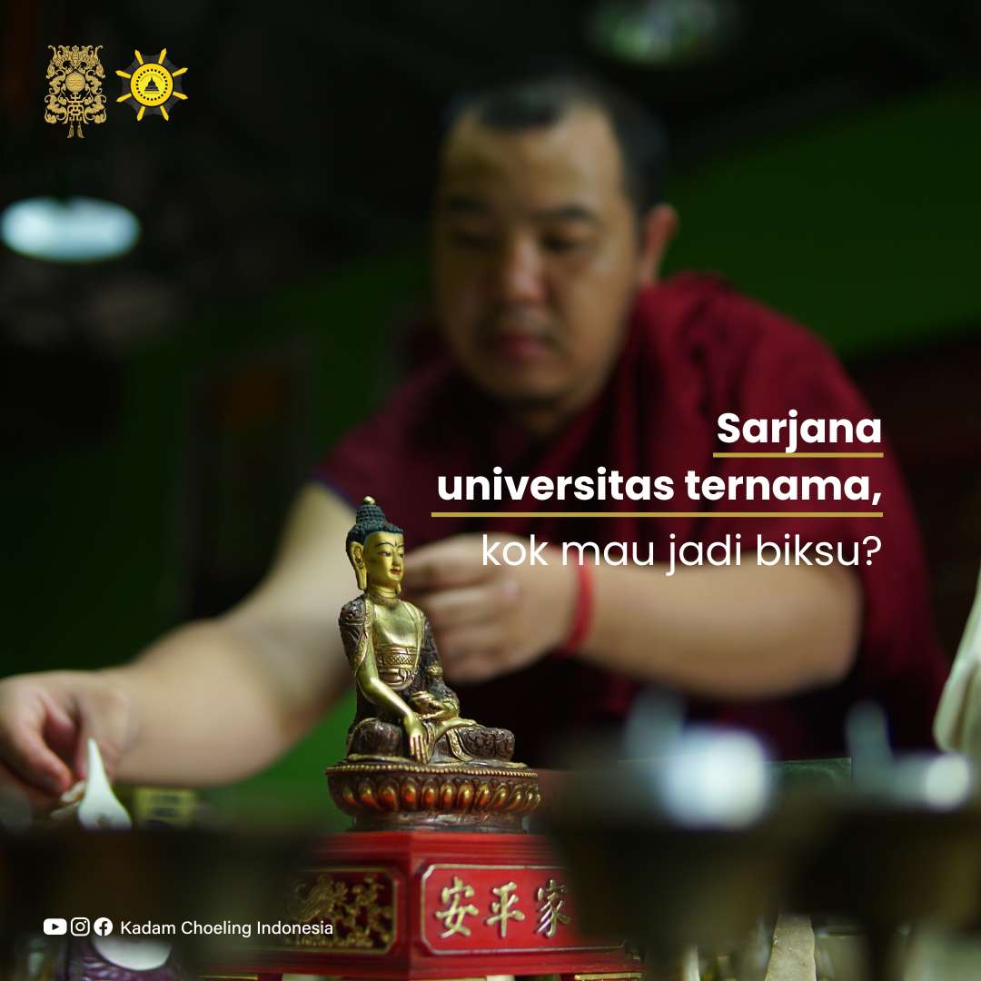 Kisah sarjana universitas Indonesia menjadi Biksu