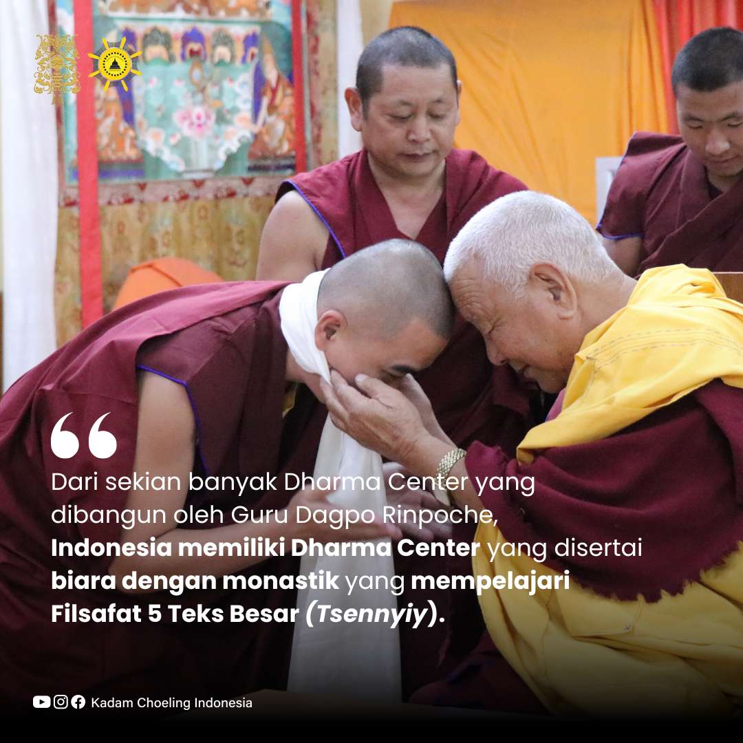 Suhu Bhadra Ruci membuat Dharma Center yang mempelajari Filsafat Buddhis 5 teks besar