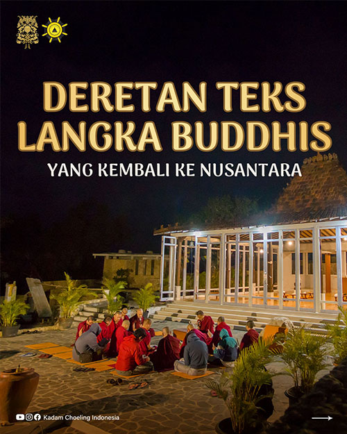 Deretan Teks Langka Buddhis yang kembali ke Nusantara