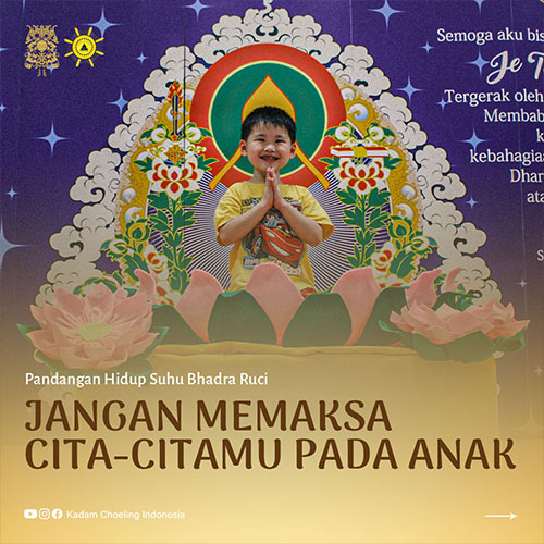 Menjadi orang tua yang baik dengan tidak memaksa cita-cita kepada anak