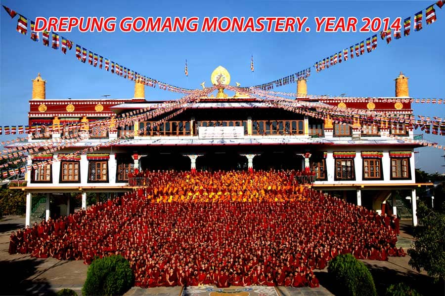 Biara Drepung Gomang, India